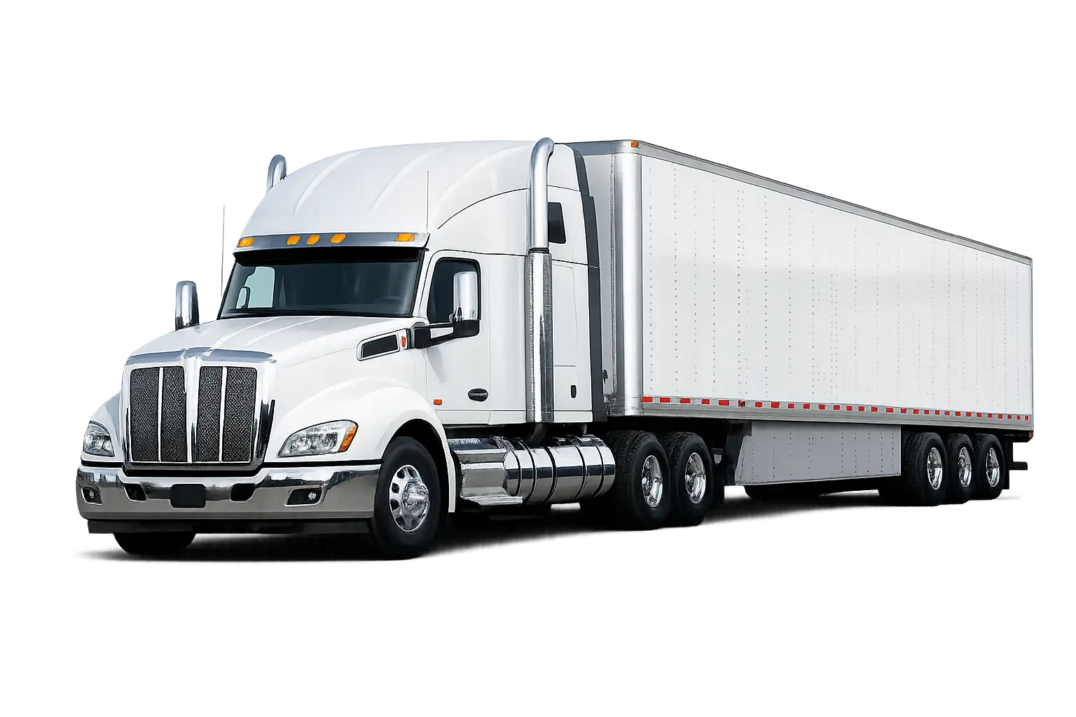 Truck under inspection